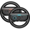 „Hurtel“ lenktyninis vairas „Nintendo Switch 2 Joy-Con“ valdikliui (2 vnt. pakuotė) - Juodas