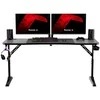 Huzaro Hero 4.6 RGB Juodas Gaming Desk