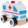 Medinis Žaislinis Automobilis - IBOX Greitosios Pagalbos Automobilis W05C012 Spalvingas
