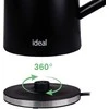 IDEAL Virdulys 1.7 l, steel body, power 1500 W, juodas
