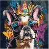 Ideyka Painting by numbers 40 x 40 cm KHO6706 Light bulldog AP0097