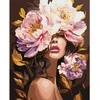 Ideyka Painting by numbers on frame KHO8443 In the scent of peonies 40x50 cm AP0120