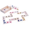 Jokomisiada Illustrated Domino for children of animals ZA2515