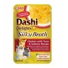 INABA CAT Dashi Delights Silky Broth vištiena su tunu ir lašiša - skanėstas katėms - 40g