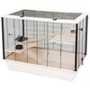 InterZoo INTER-ZOO Hugo Wood beige - narvas graužikams - 78 x 48 x 58 cm