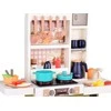 Jokomisiada Interactive kitchen Žalias light sound steam + dishes 55pcs ZA5292