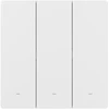 Išmanusis jutiklinis sieninis jungiklis Sonoff ZBM5-3C-86W (3 kanalų) Zigbee