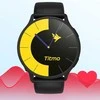 Išmanusis laikrodis TITMO O-200 (GPS, AMOLED, bluetooth call, silicone strap) juodas