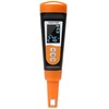 Ivy Aqua P3 Profesionālā sērija 3-in-1 ūdens un šķidrumu testers TDS / EC temperatūras krāsu LCD juodas