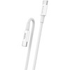 Jellico B22 Super ātrs universāls USB-C uz USB-C datu un ātrās PD 100W 20V/5A uzlādes kabelis 1m Balts