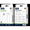 JELLICO su laidu ausinės EP2A USB-C su mikrofonu 1.2M Baltas