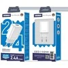Įkroviklis Jellico EU01 2.4A USB-A baltas