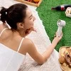 „Jisulife“ nešiojamas ventiliatorius 10 4000mAh nešiojamas USB ventiliatorius – pilkas