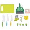 Jokomisiada 14-Piece Children’s Kitchen Set with Knives, Cutting Board and Cutters ZA6601