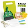 Jokomisiada 14-Piece Children’s Kitchen Set with Knives, Cutting Board and Cutters ZA6601