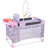 Jokomisiada 2-in-1 Sweet Dream Doll Set – Crib and High Chair ZA5918