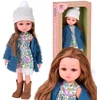 Jokomisiada 35cm AUTUMN doll with ruda hair in a coat and hat ZA6438