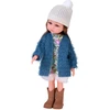 Jokomisiada 35cm AUTUMN doll with ruda hair in a coat and hat ZA6438