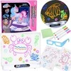 Jokomisiada 3D Drawing Board with LED apšvietimas + Markers and Glasses TA0115