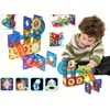 Jokomisiada 3D GLOWING magnetic blocks - Build a ball track KULODROM 116 pieces ZA5894
