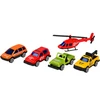 Jokomisiada 4-Level Parking Garage Lift Car Wash Toy Cars Helicopter Ramps ZA6198
