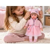 Jokomisiada Adorable 43 cm Doll with Long Hair, Rožinė Dress and Jacket ZA6442