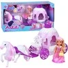 Jokomisiada Ankiki Mini Doll with Carriage – Little Princess in a Rožinė Dress ZA6007