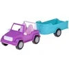 Jokomisiada Ankiki Set: Farmer Doll with Horse, Car and Trailer ZA5881