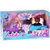 Jokomisiada Ankiki Set: Farmer Doll with Horse, Car and Trailer ZA5881