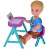 Jokomisiada Anlily Large set DOLL FAMILY Kitchen and furniture + school and work ZA5699