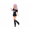 Jokomisiada Anlily Punk Rock Doll - Sidabrinis Hair and Strong Styling ZA6231