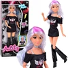 Jokomisiada Anlily Punk Rock Doll - Sidabrinis Hair and Strong Styling ZA6231
