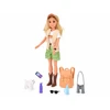 Jokomisiada Anlily Traveler Doll with a Dog + Backpack with Tourist Accessories ZA6230