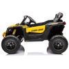 Akumuliatorinis keturratis vaikams Jokomisiada Buggy 4x4, 800W, PA0299 ZO | spalva: geltona/juoda