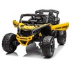 Akumuliatorinis keturratis vaikams Jokomisiada Buggy 4x4, 800W, PA0299 ZO | spalva: geltona/juoda