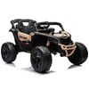 Akumuliatorinis keturratis vaikams Jokomisiada Buggy 4x4, 800W, PA0299 BE | spalva: smėlio/juoda