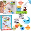 Jokomisiada Baby Bath Vanduo Track Elephant Seal Slide Bath Toy ZA6345