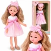 Jokomisiada BALLERINA doll 35cm with blonde hair in a pink tulle dress ZA6440