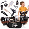 Jokomisiada BARBER hairdressing set for children - belt + accessories ZA6217