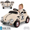 Jokomisiada Baterija-powered car for children, beige retro, rocking effect, PA0349