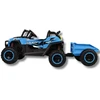 Jokomisiada Baterija-powered car for children, two-seater BUGGY 4x4, trailer PA0342