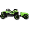 Jokomisiada Baterija-powered car for children, two-seater BUGGY 4x4, trailer PA0342