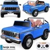 Jokomisiada Baterija-Powered Car Two-Seater Classic Ford Bronco Pickup Truck PA0338