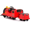 Jokomisiada Baterija-powered train for children, locomotive + carriage, sounds, lights PA0348
