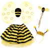 Jokomisiada Bee Costume for Girls – Wings, Skirt, Headband, Wand ZA6602