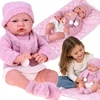 Jokomisiada BOBAS soft rubber doll, talking - 12 sound functions 45cm ZA6437