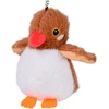 Jokomisiada Brown Kazik Plush Bird with Squeaker and Pendant, 13 cm ZA6426
