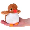 Jokomisiada Brown Kazik Plush Bird with Squeaker and Pendant, 13 cm ZA6426