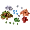 Jokomisiada CHATKA magnetic blocks - construction cubes and pikselių 312 pieces ZA 6350