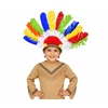 Jokomisiada Colourful Feather Headdress for Children Costume Headband ZA6431